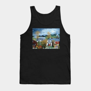 halloween scenes grandma moses Tank Top